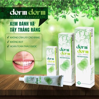 Kem đánh răng thảo dược Derm de Thái Lan 60g