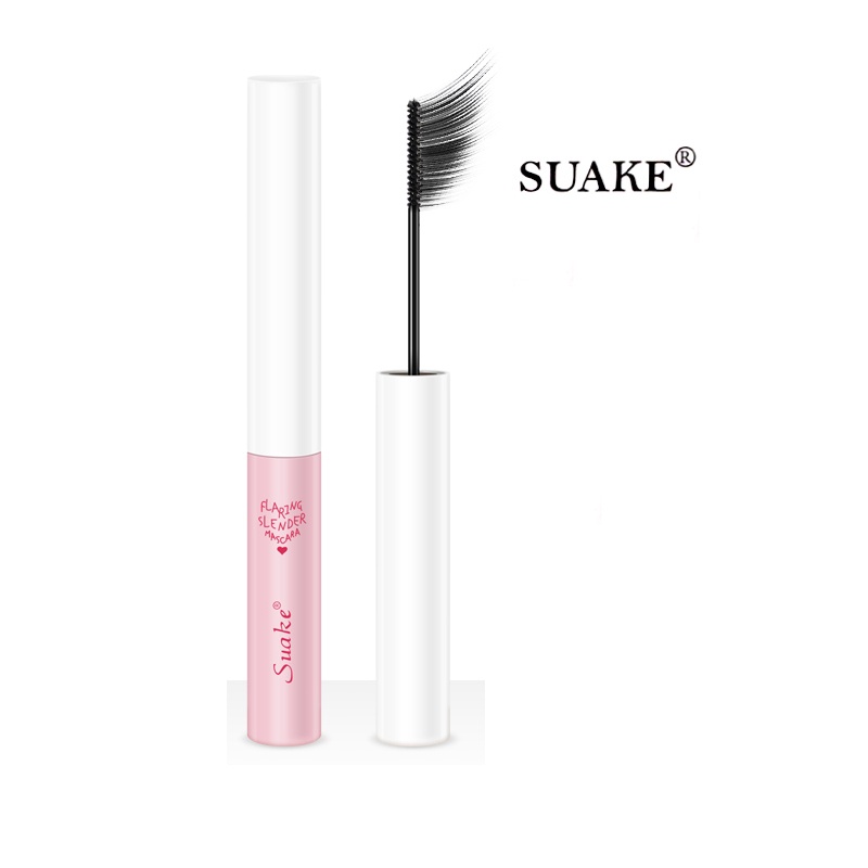 Mascara Đầu Cọ Siêu Mịn Kháng Nước Chống Mồ Hôi Không Nhòe Lâu Trôi Chuốt Cong Mi Hiệu Quả