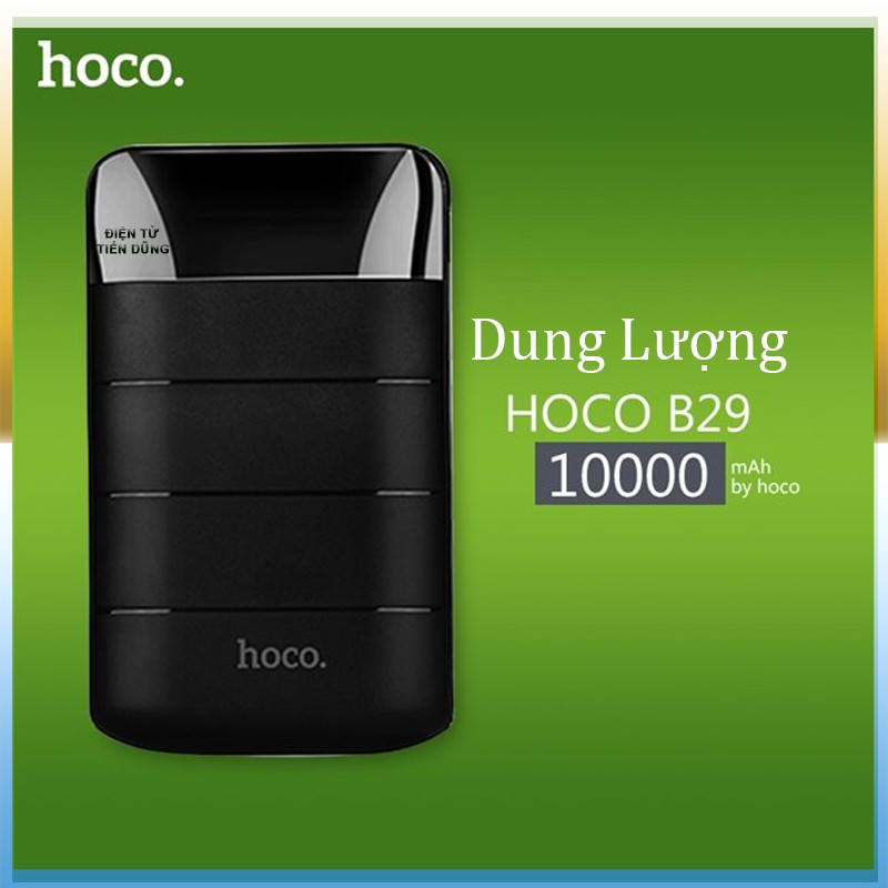 PIN SẠC DỰ PHÒNG 10000mAh Hoco B29 có màn hình hiển thị phần trăm