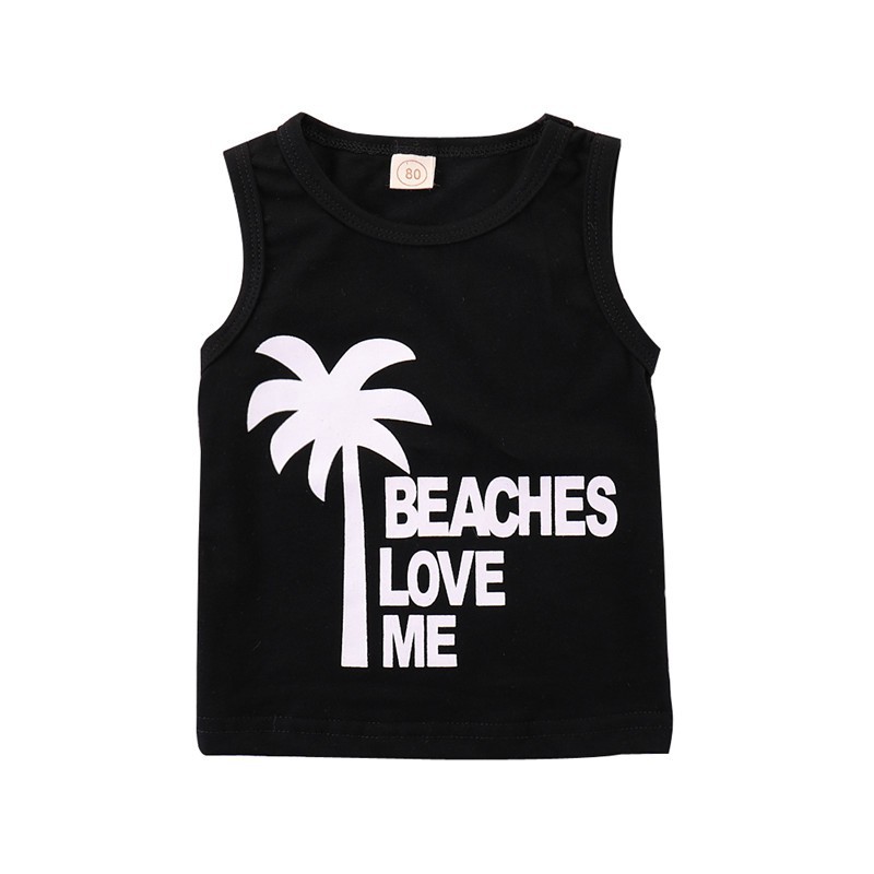 Set đồ 2 mảnh Mikrdoo gồm áo sát nách + quần short thời trang cho bé trai