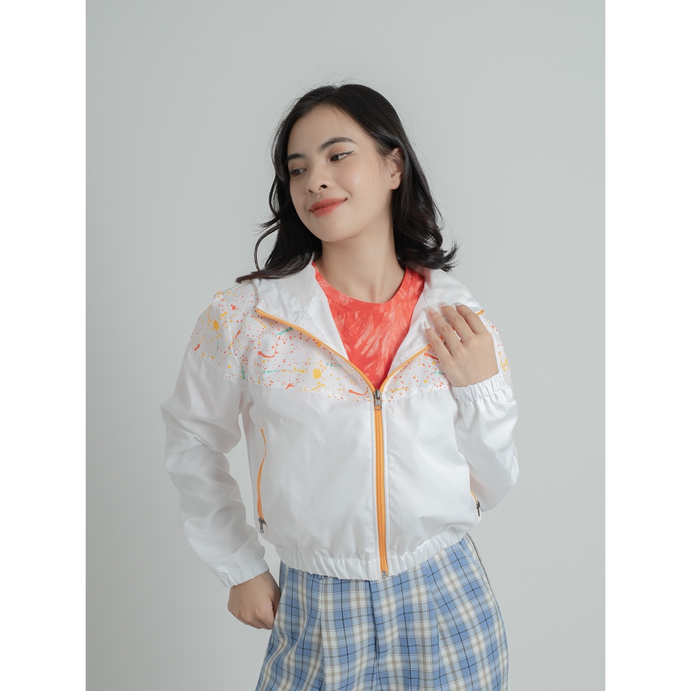 ÁO KHOÁC DÙ CROPTOP NỮ GAVANI_PAINT