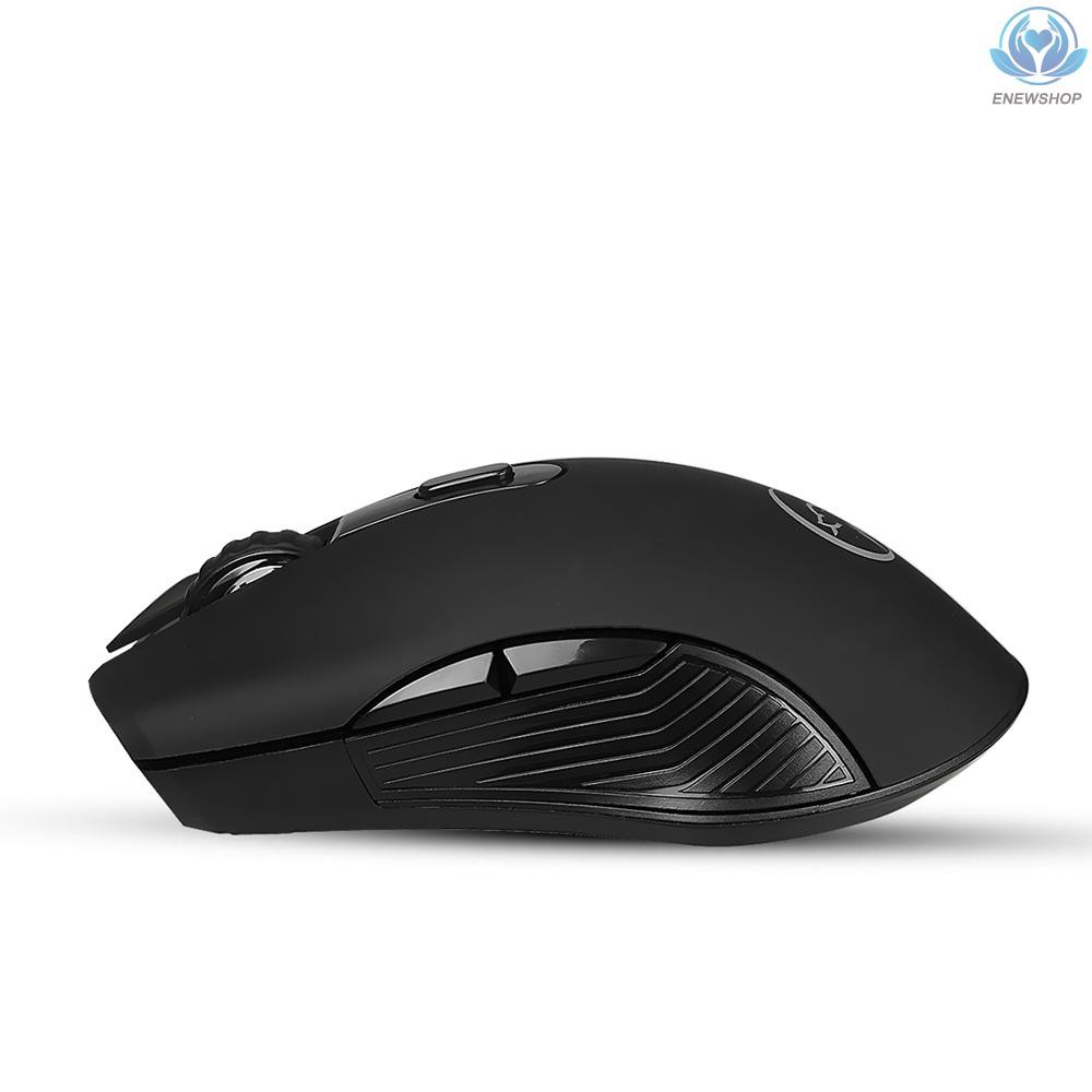 【enew】YWYT Wireless Gaming Mouse 2400DPI Adjustable DPI Mice with 2.4G and 10m/33ft Long Transmission Ergonomic Mice for Game and Office Use  Description: