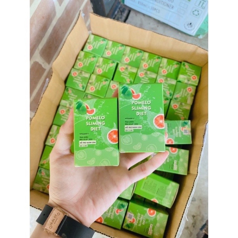 XỔ MỠ CHIẾT XUẤT BƯỞI - Hộp 14 viên - Hỗ trơ giảm 2-4kg