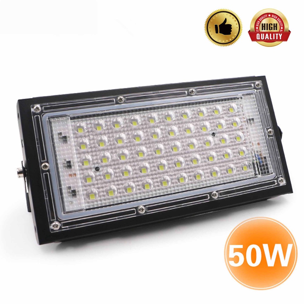 Đèn pha LED RGB 50W Thay đổi màu sắc Ánh sáng lũ lụt Đèn sân vườn an ninh ngoài trời