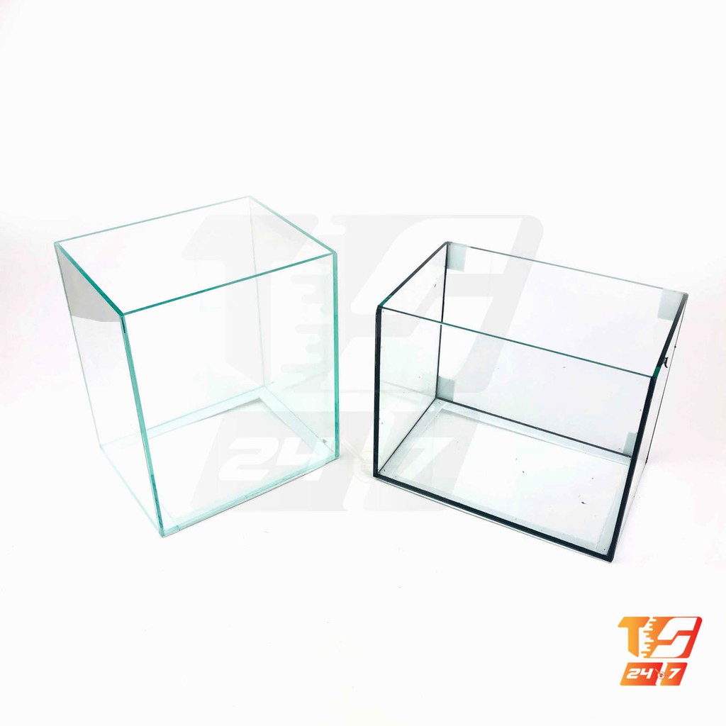 Hồ Cá Thủy Tinh 18x12x15cm - Bể Thủy Sinh Mini Để Bàn