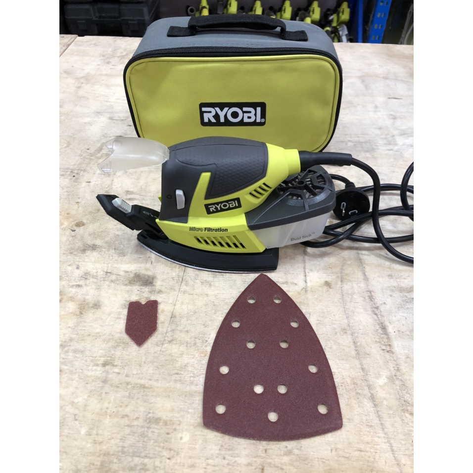 Máy chà nhám cọ ryobi 100w rps100-s