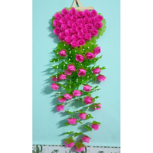 hoa treo tường, 2 bộ nguyên liệu làm hoa