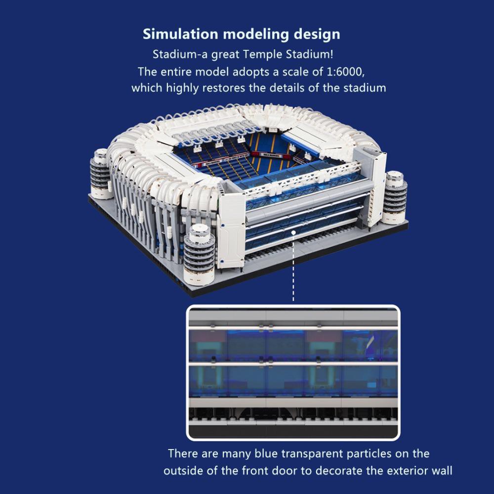 （CÓ SẴN）Đồ chơi lắp ráp mô hinh PARTICLES OF EVERYTHING K86101 Sân Vận Động REAL MADRID