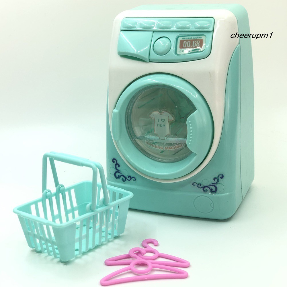 Bộ đồ chơi giặt giũ bằng máy giặt thu nhỏ cho các bé