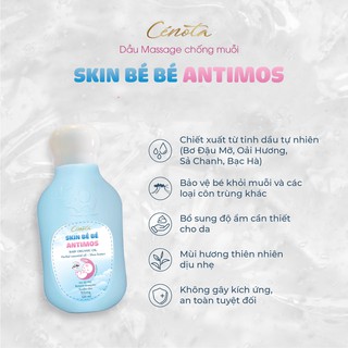 Dầu massage chống muỗi, côn trùng đốt Skin bé bé Antimos Cho Bé