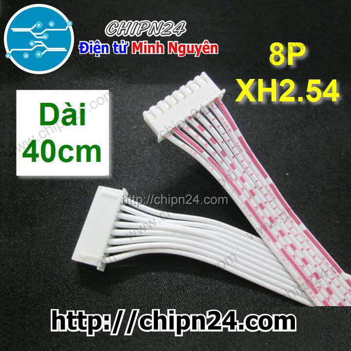 [1 SỢI] Dây bẹ 8p 40cm XH2.54mm (Dây bus, Dây cáp)