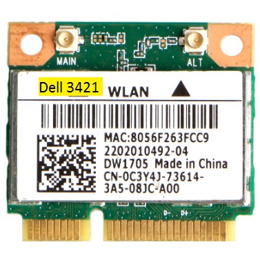 Dell 3421 - Card wifi