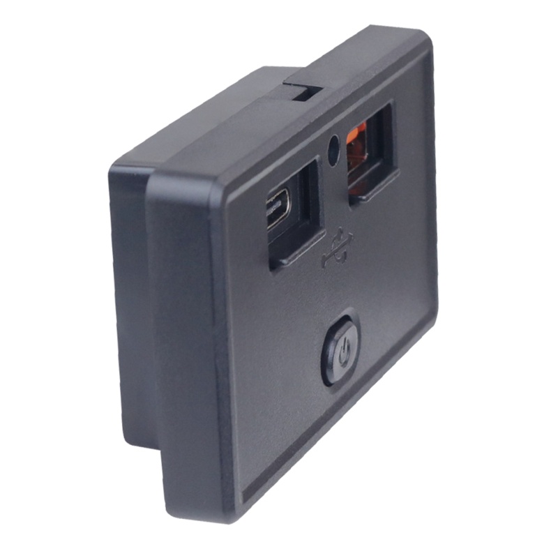 Bộ Chuyển Đổi Ổ Cắm USB Kép Kèm Vỏ Bọc Chống Nước Chống Bụi Cho Xe Hơi Xe Máy 12 / 24V