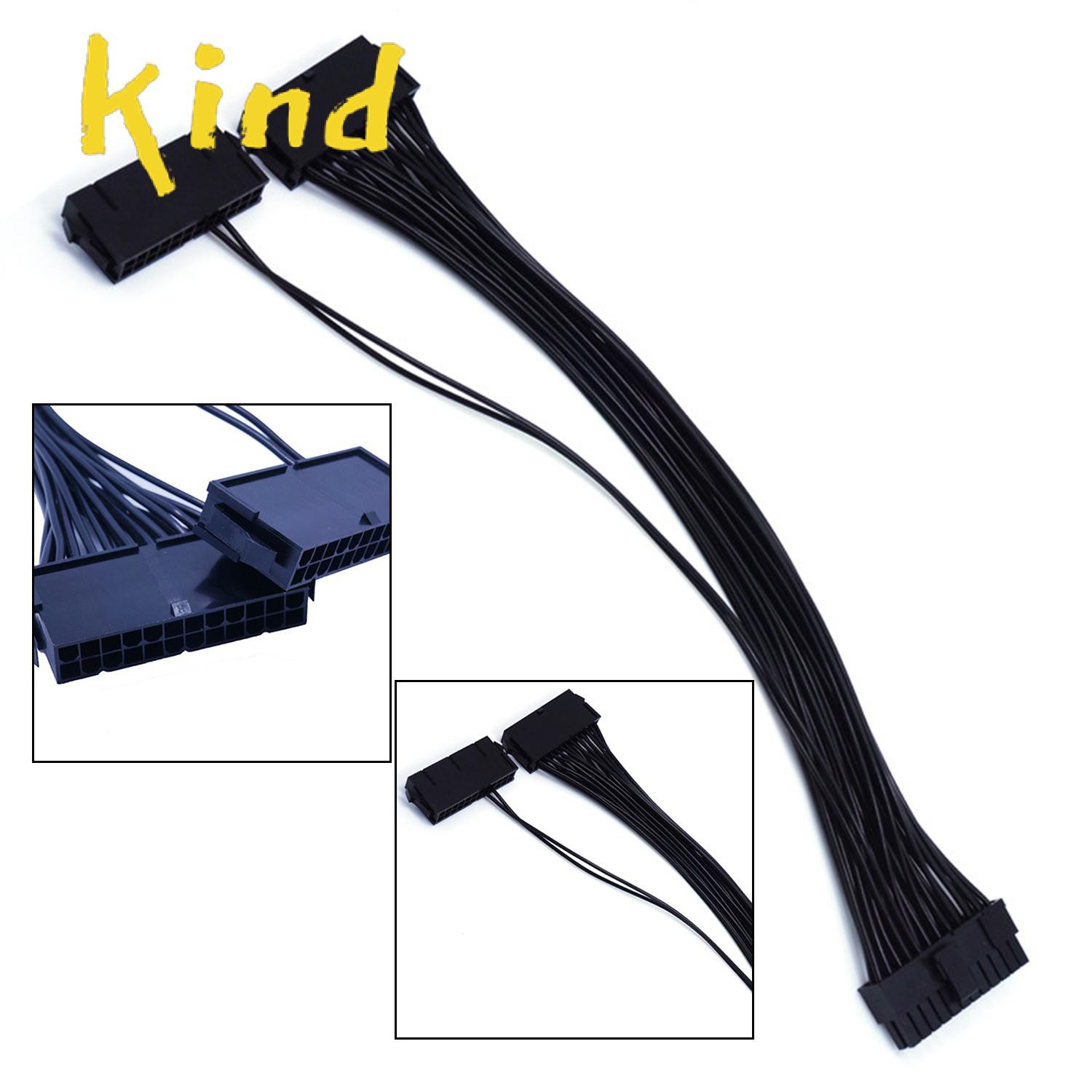 Dây Nguồn Khởi Động Kép 32cm 24pin 18awg