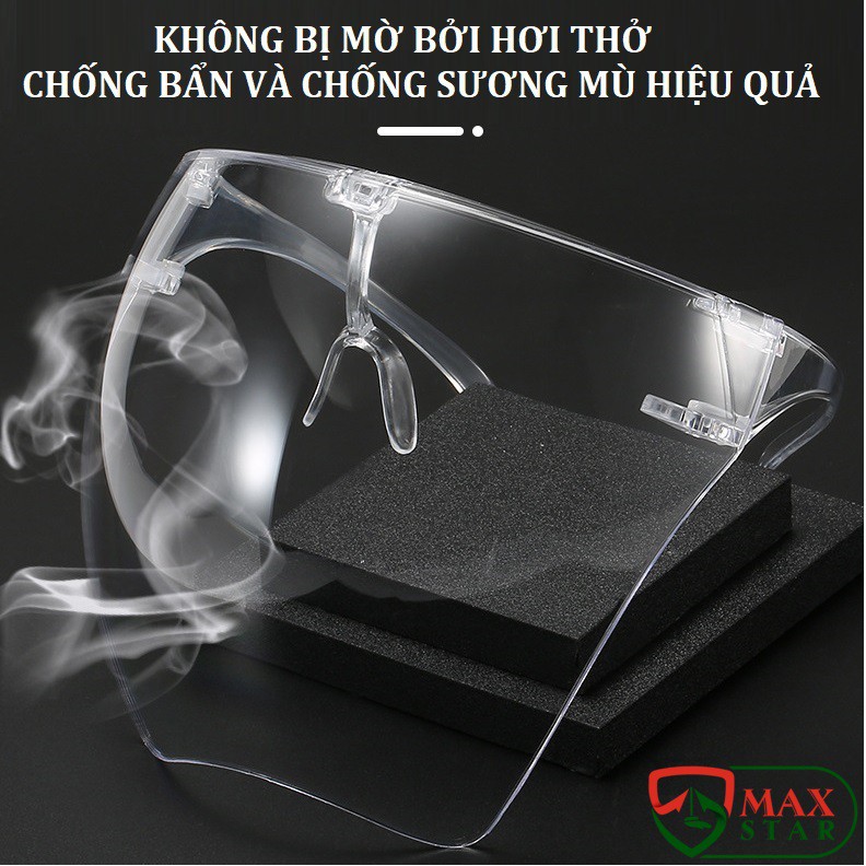 Kính bảo hộ chống giọt bắn phòng dịch Chống bụi khói Bảo vệ mắt khi lái xe Bảo hộ xe máy chống sương mù Kính face shield | BigBuy360 - bigbuy360.vn