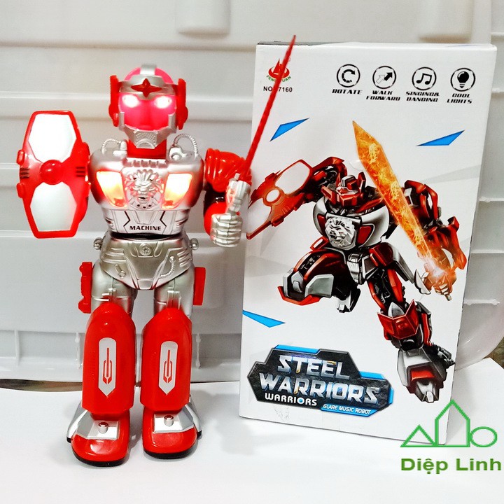 Đồ Chơi Robot Siêu Nhân Biến Hình Xài Pin Tự Động