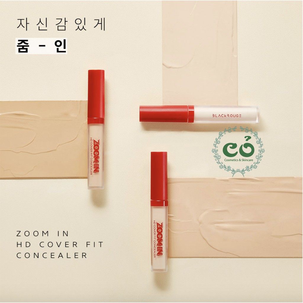 Che khuyết điểm Black Rouge Zoom In HD Cover Fit Concealer | BigBuy360 - bigbuy360.vn