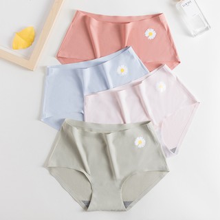 [NEW-HOT] Quần Lót Su Hoa Cúc Không Lằn Vết Thoáng Khí Mỏng Nhẹ Viền Sóng Cách Điệu