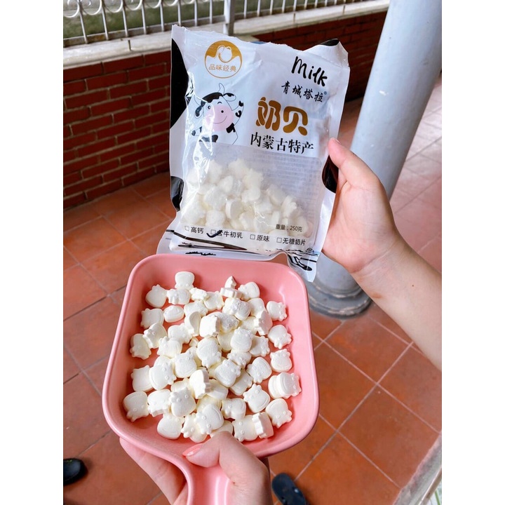 KẸO SỮA BÒ NON VIÊN NÉN BỊCH 250G