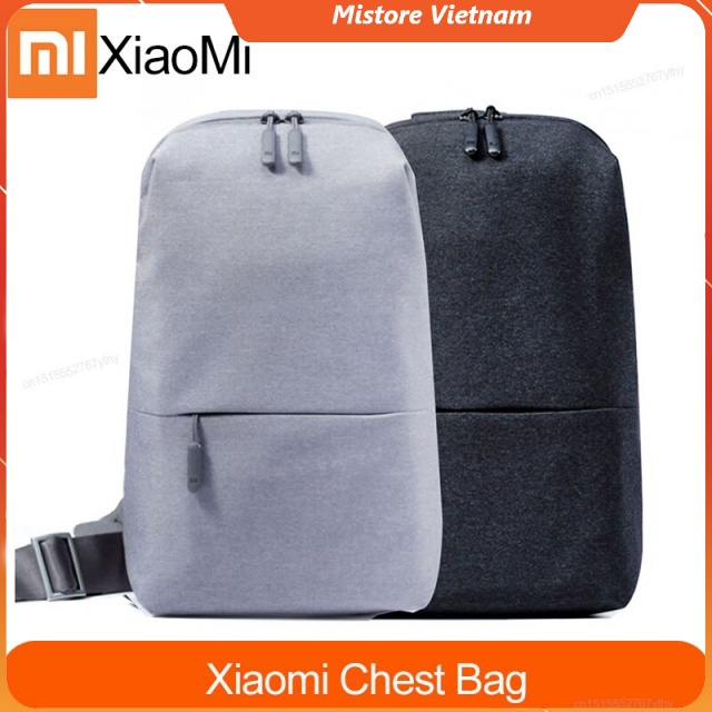 Túi đeo chéo Xiaomi Urban Leisure (ĐEN &amp; XÁM) ZJB4069GL - hàng chính hãng