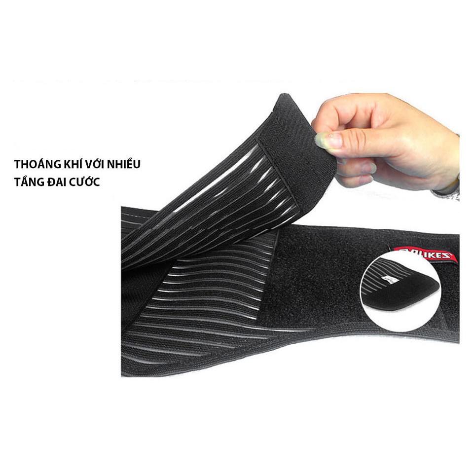 Đai lưng tập gym có nẹp thép cao cấp Aolikes AL7996 - AL7996