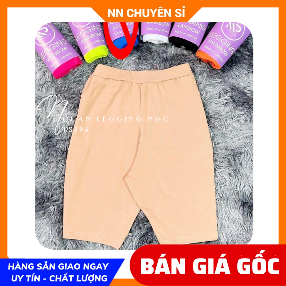 Quần legging ngố Maika co dãn 4 chiều, quần biker lửng nữ phụ kiện thời trang