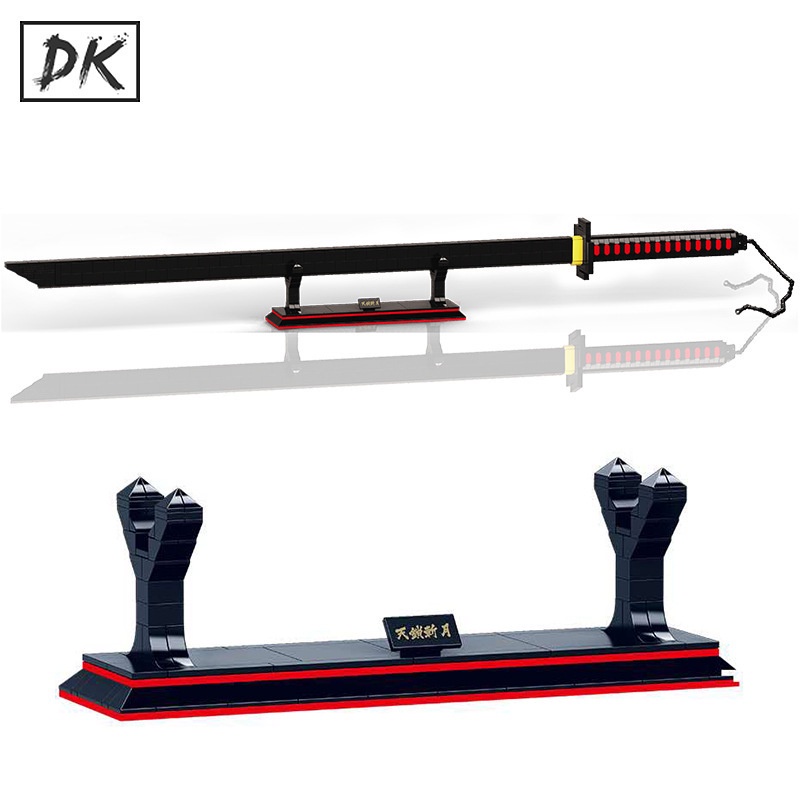 Đồ Chơi Lắp Ráp Kiểu Mô Hình Thanh Kiếm Trảm Nguyệt Nhật Zangetsu Của Kurosaki Ichigo Bleach Model 1501 Với 932 Mảnh