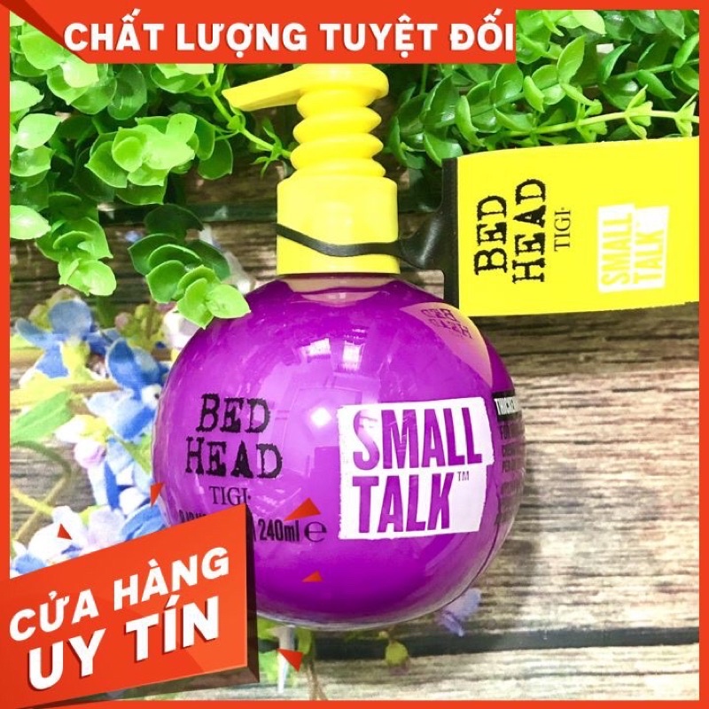 (Hàng Công ty giá niêm yết 255k_510k)Gel tạo kiểu tóc xoăn 3 trong 1 tigi small talk 125ml-240ml) hàng mẫu mới