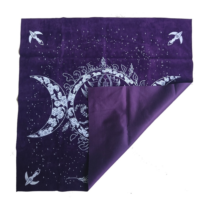 Fol Triple Khăn Nhung Đặc Biệt Cho Bộ Bài Tarot Chiêm Tinh Học Bài Tarot Divination