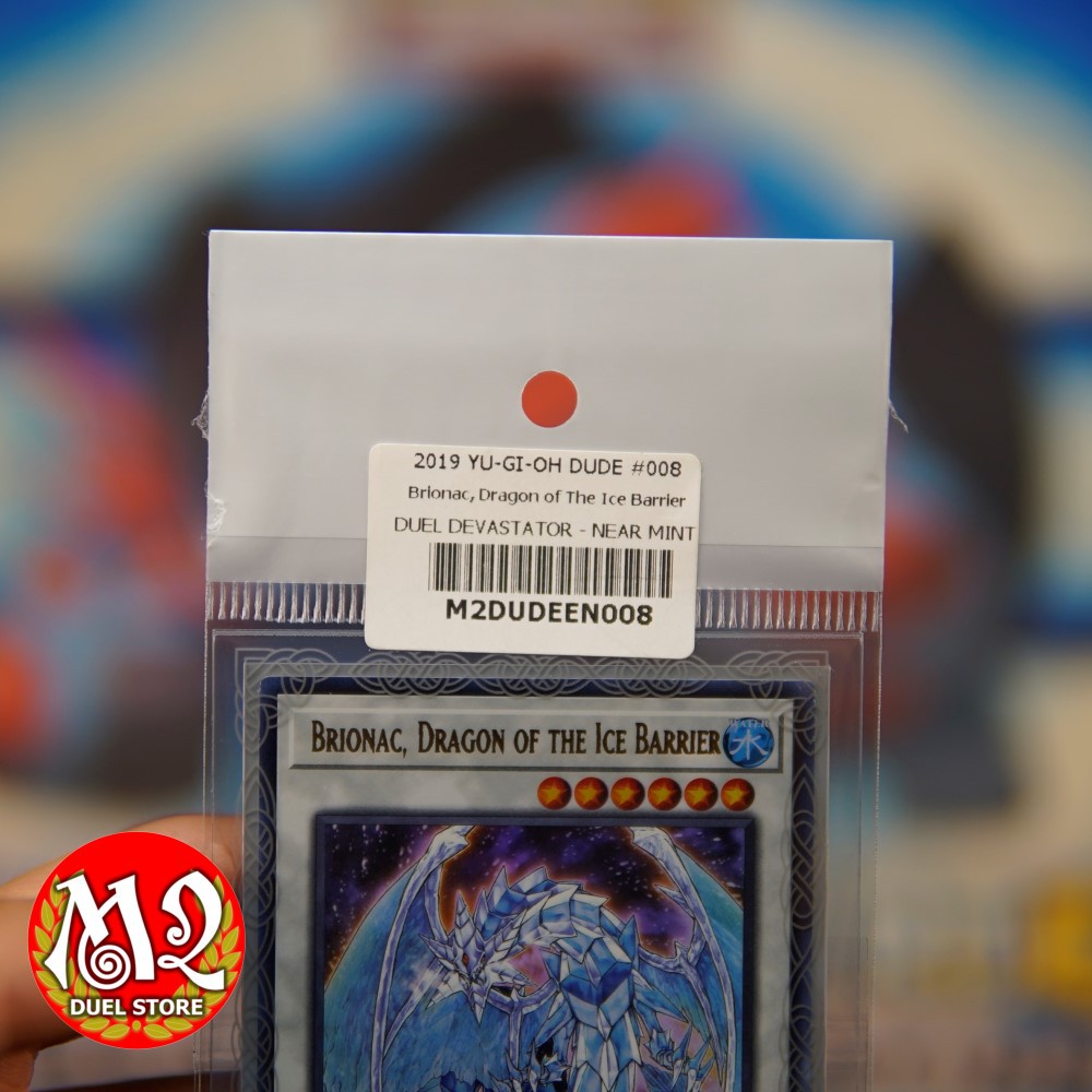 Thẻ bài yugioh DUDE-EN008Brionac, Dragon of the Ice Barrier - Ultra Rare - Bảo quản M2SCCQ-LITE