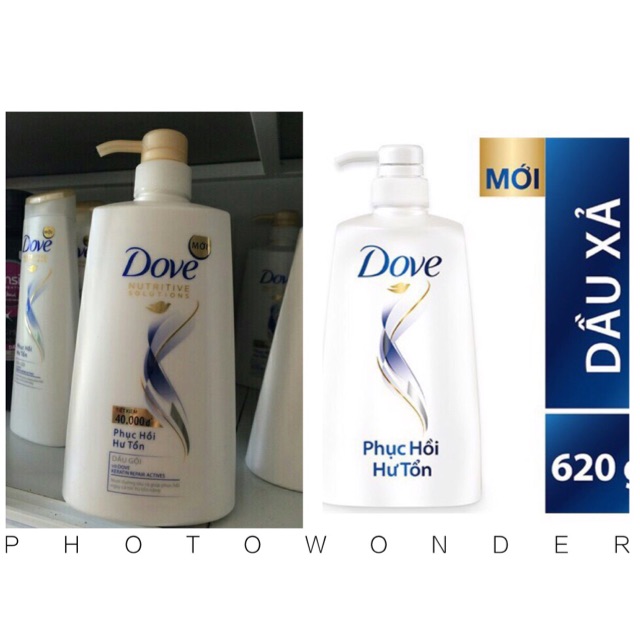 dầu gội dove 650ml hoặc xả 620ml