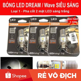 Bóng pha LED Dream Wave siêu sáng-Chân m5 đấu thẳng-Loại 1 giá sỉ|Bóng LED Wave ZX| OSRAM