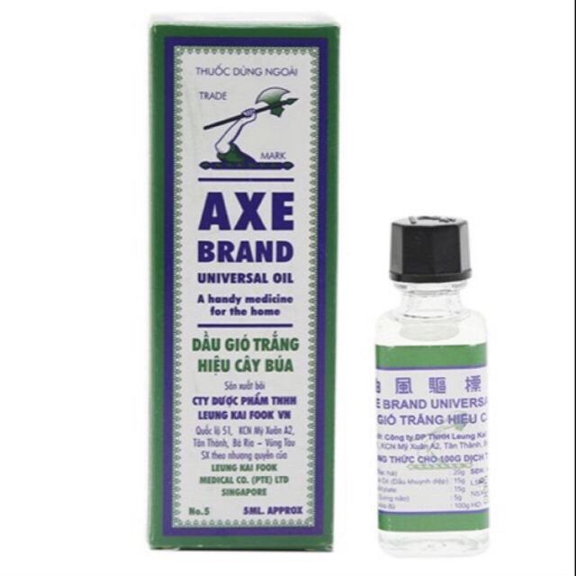 [Mã SRJULY1619 giảm 15K đơn 50K] (CHÍNH HÃNG) DẦU CÂY BÚA AXE BRAND TRẮNG 50ml