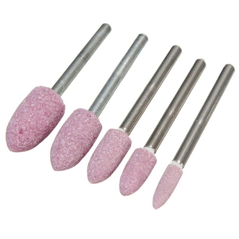 Bộ 10 đầu mài đánh bóng 1/8 mini màu hồng