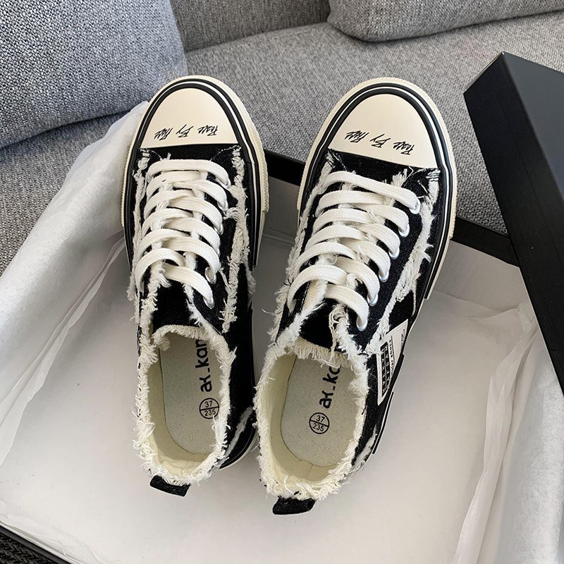 Giày sneaker nữ HAPU Vessell styles rách phong cách mới nhất , siêu hot 2021 | BigBuy360 - bigbuy360.vn