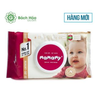 Khăn Ướt MAMAMY Siêu Mền Không Mùi 100 tờ