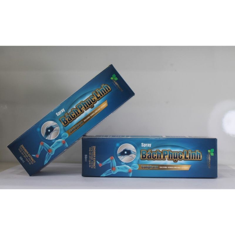 Xịt giảm đau xương khớp BÁCH PHỤC LINH giúp giảm nhanh các cơn đau sưng tấy