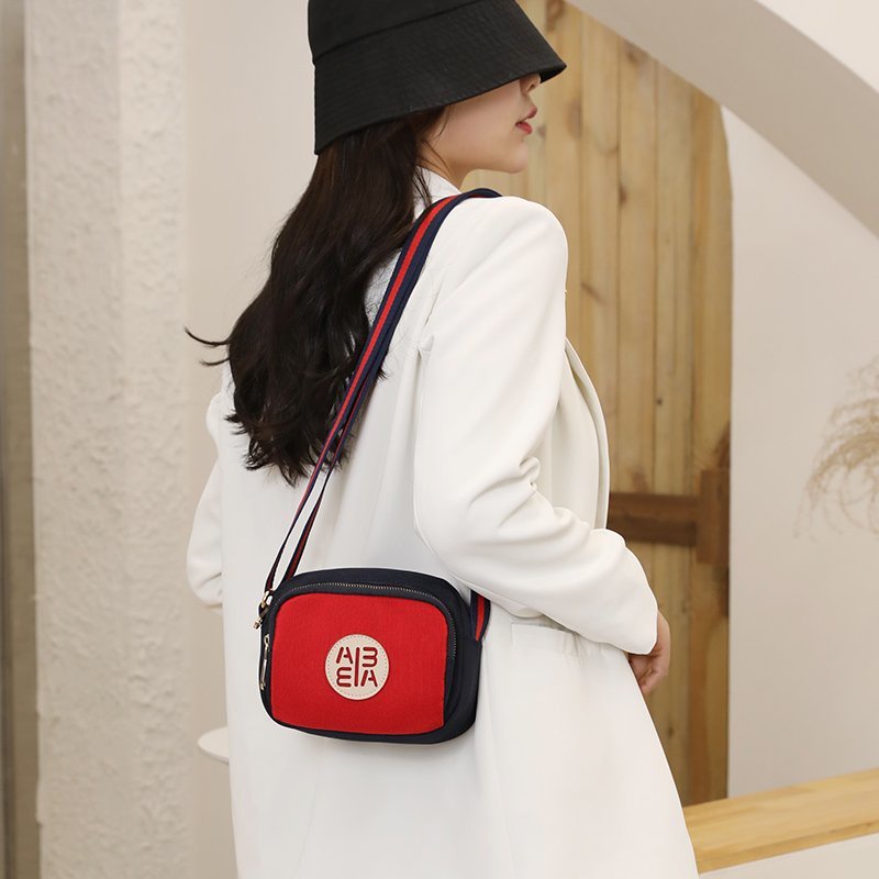 Túi xách nữ Túi đeo chéo Mini màu hồng/đen phong cách Hàn Quốc thời trang cho nữ-75