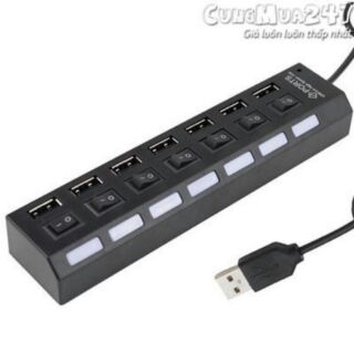 Hub usb 7 cổng có công tắc