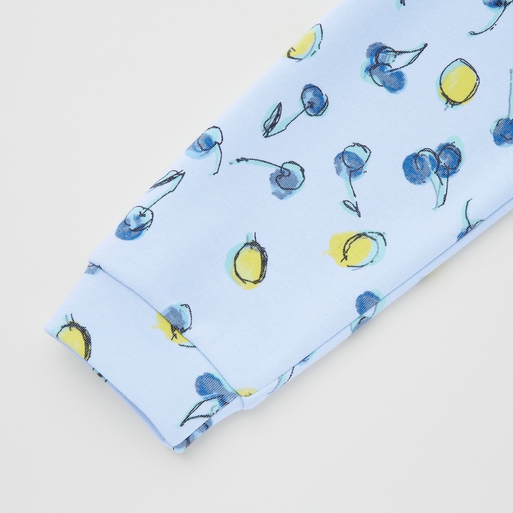 [Auth Uniqlo] Bộ mặc nhà siêu co dãn dài tay AIRism - Trẻ Em
