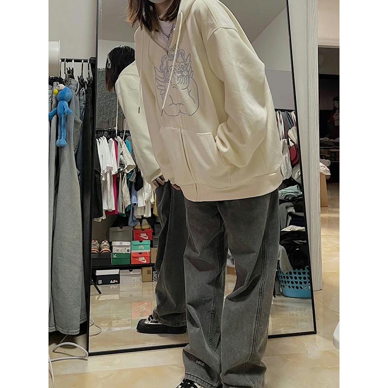 NRVP Mới Áo Hoodie Dáng Rộng Phong Cách Hàn Quốc 2021