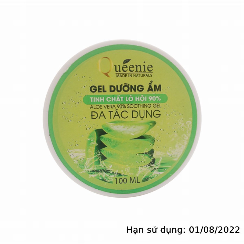 Gel lô hội dưỡng ẩm Queenie đa tác dụng trải nghiệm 100ml