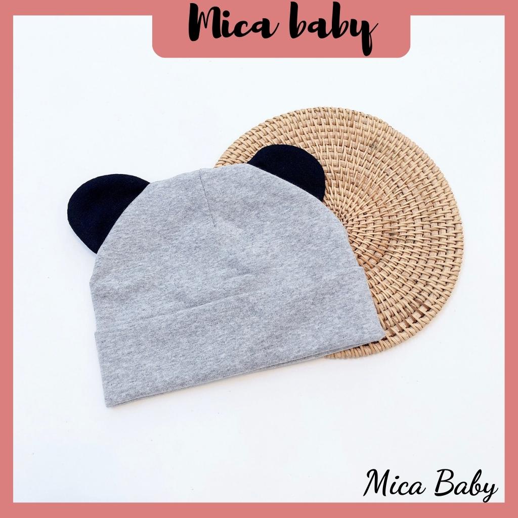 Mũ cotton tai chuột Mickey cực đáng yêu cho bé từ 3-18 tháng Mica baby MD157