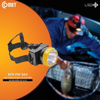 Đèn pin sạc đội đầu LED COMET CRT1611B
