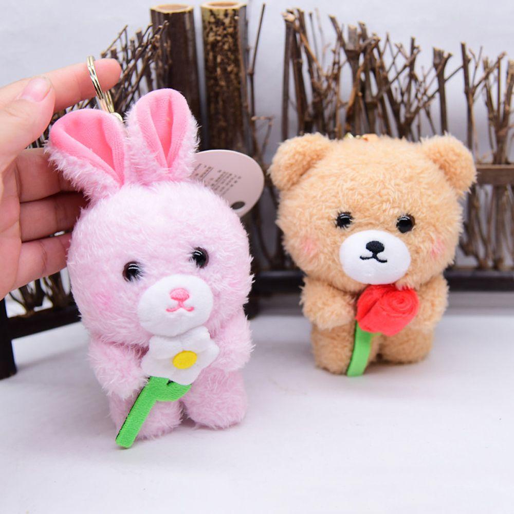 DARNELL Móc Chìa Khóa Hình Động Vật Hoạt Hình Dễ Thương