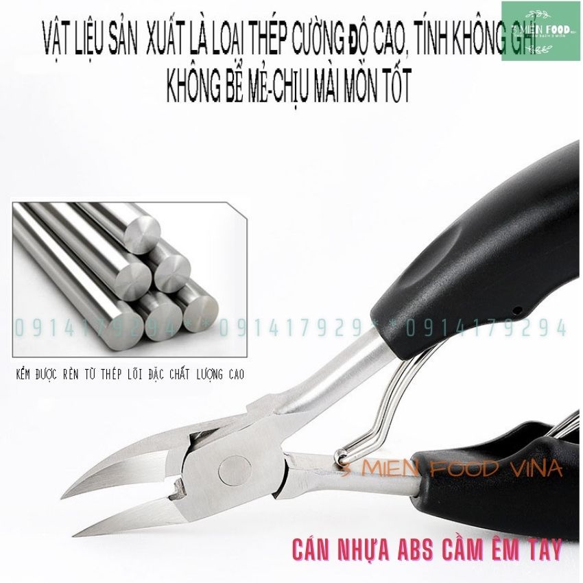 [HCM]Kềm bấm móng chuyên dụng bằng thép không gỉ,bộ kềm cắt móng tay chân,sắc bén thiết kế mới,hiệu quả cao-3 miền food