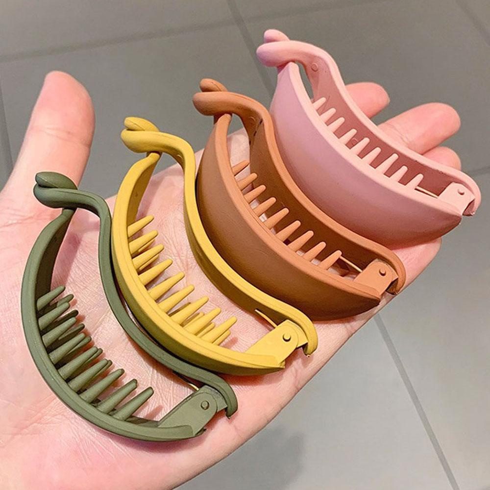 Kẹp Tóc Hình Quả Chuối Lấp Lánh Thanh Lịch Cho Nữ