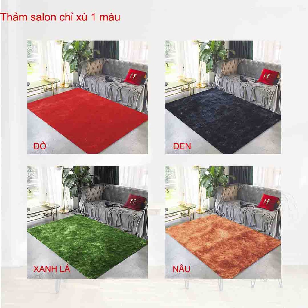 Thảm trải sàn phòng khách, thảm lông trang trí phòng ngủ cao cấp 160x 120cm