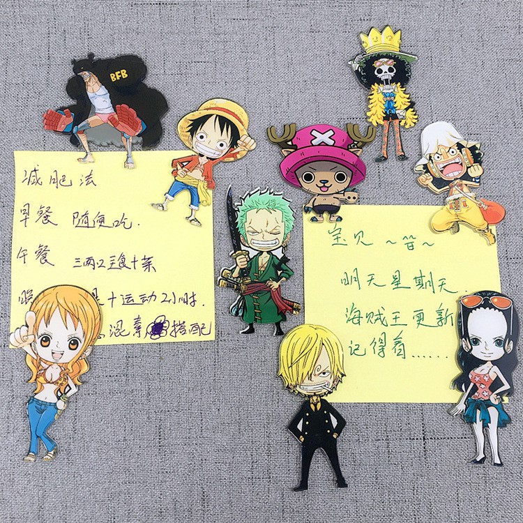 Nam châm dán tủ lạnh hình hoạt hình One Piece