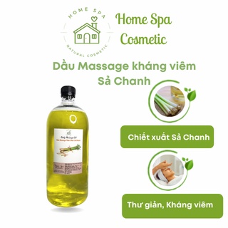 Dầu massage homespa - gừng quýt/ sả chanh / gừng - 1 lít
